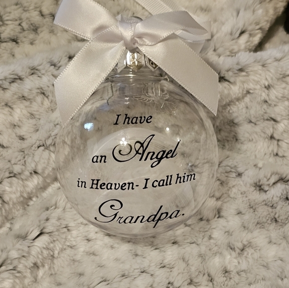 Grandpa Memorial Ornament NWOT - Handmade - Picture 1 of 4